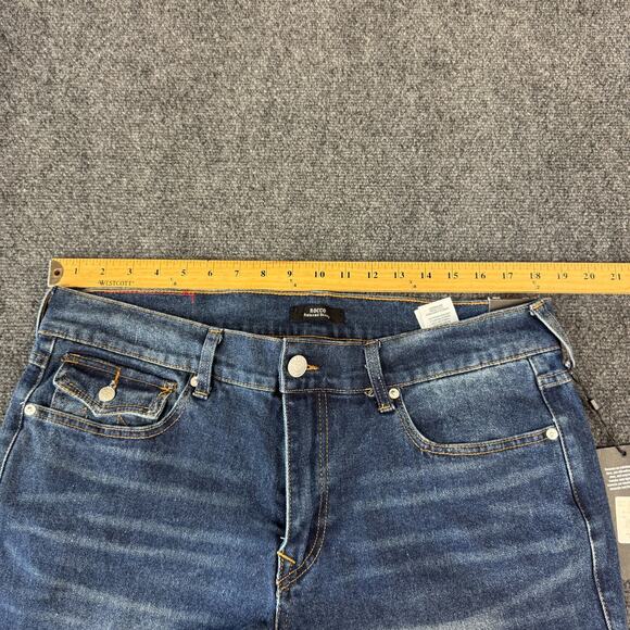 True Religion Jeans Rocco SN Flap Relaxed Skinny 34 x 30 Dark Shivering NWT $159 - Picture 10 of 12
